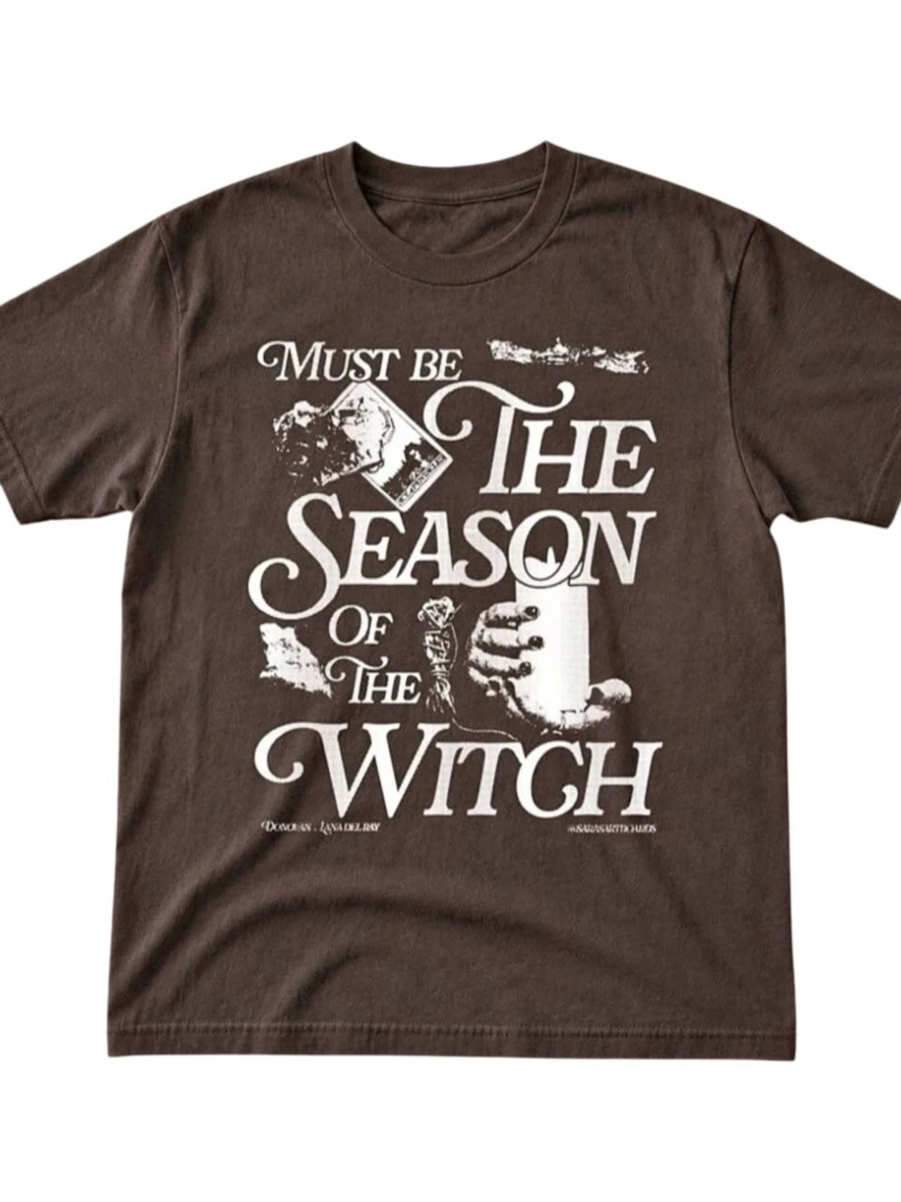 Brown Short-Sleeve Must Be The Season Of The Witch Graphic Tee